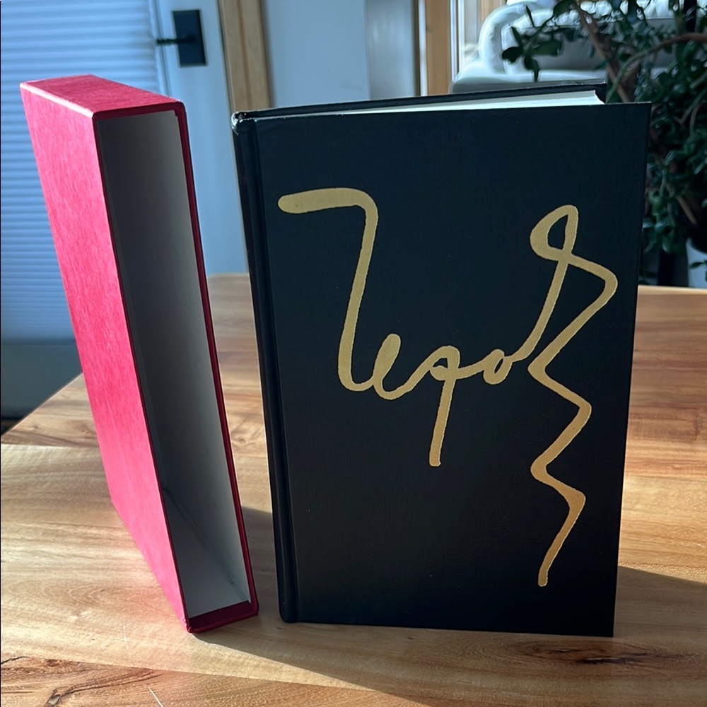 Chekhov:A Life in Letters Black and Gold Hardcover Book in Red Cardboard Sleeve